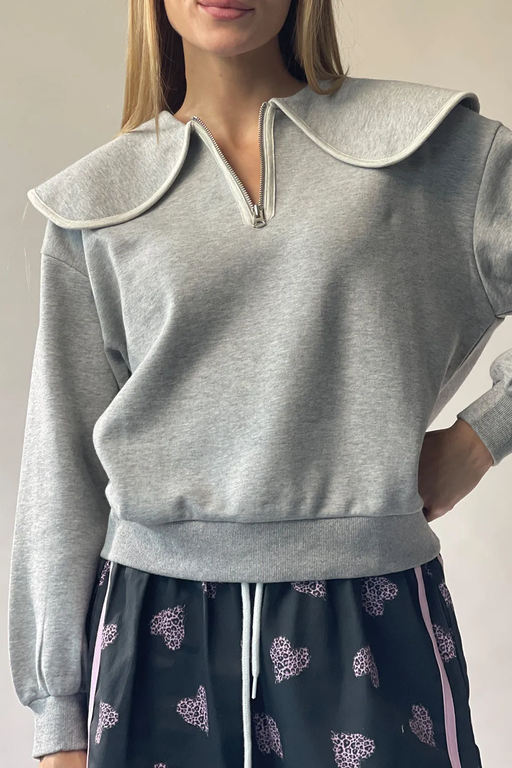 Sailor Collar Sweatshirts Top