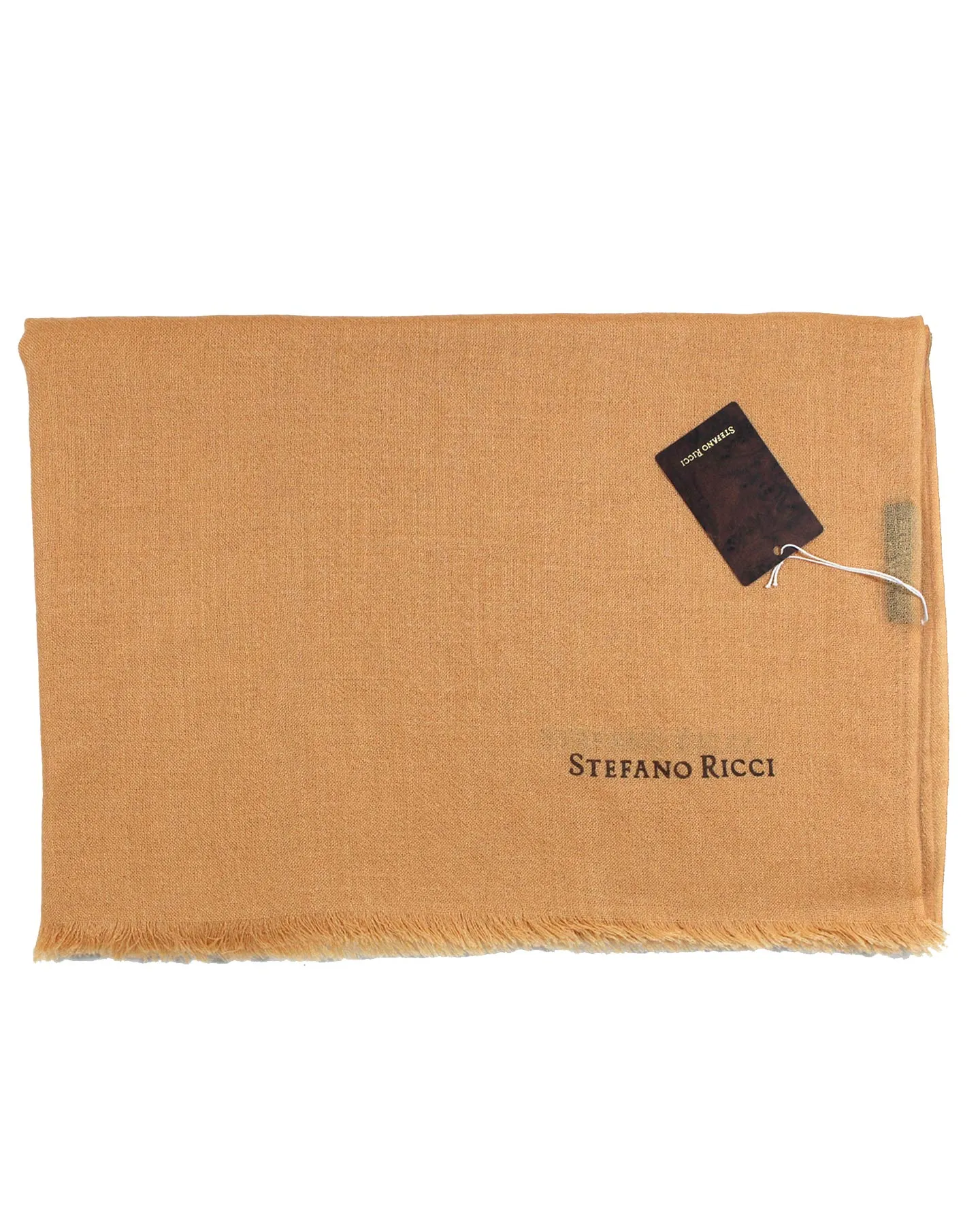 Stefano Ricci Scarf Peach Orange - Luxury Cashmere Silk Shawl SALE