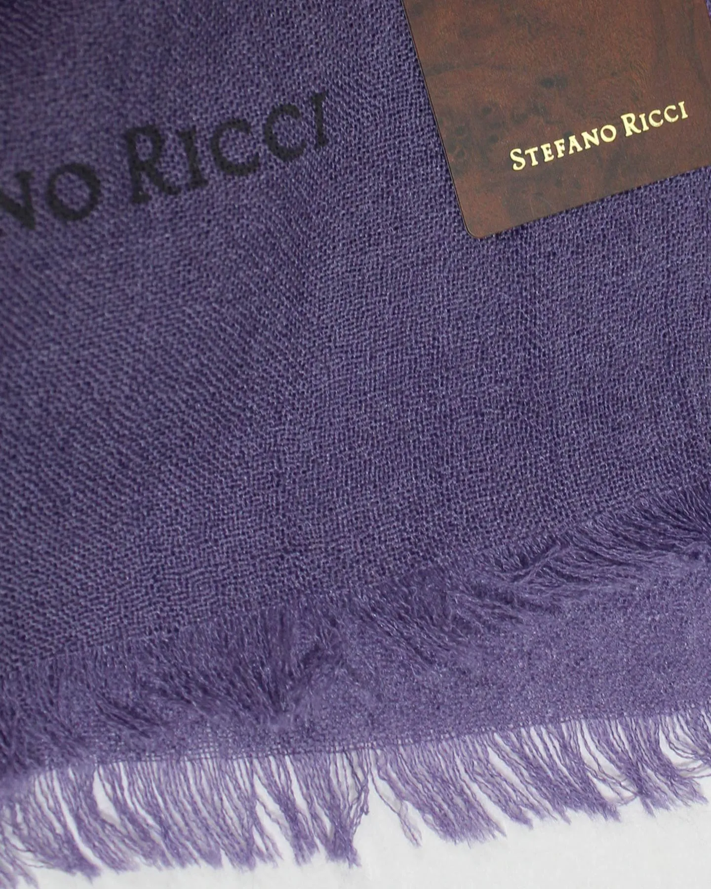 Stefano Ricci Scarf Purple - Luxury Cashmere Silk Shawl SALE