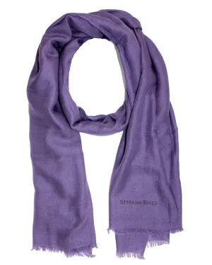 Stefano Ricci Scarf Purple - Luxury Cashmere Silk Shawl SALE