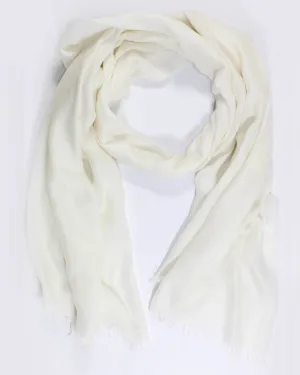 Stefano Ricci Scarf White Pattern - Luxury Men Shawl SALE