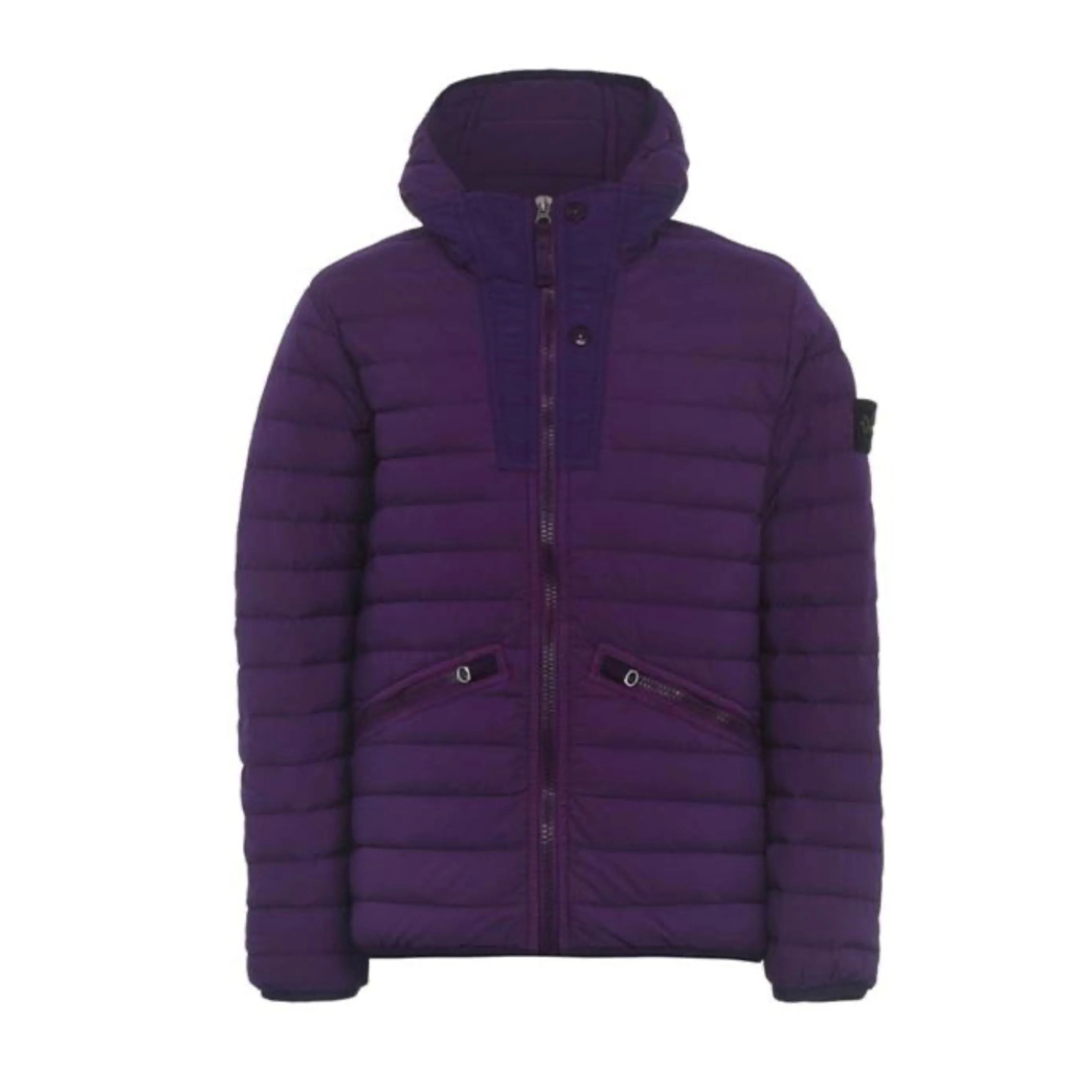 Stone Island Junior Purple Loom Down Jacket