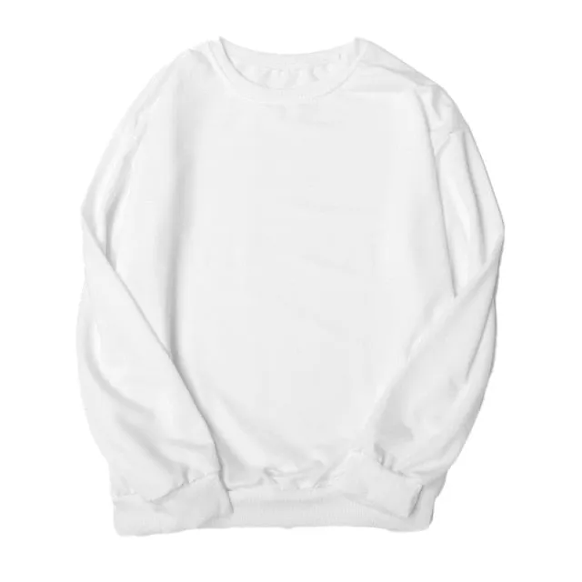 Sweatshirt Men S-4XL Jumpers Soft Oversized Hoodie Light Plate Long Sleeve Pullover Solid Women Couple Clothes Asian Size