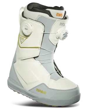 Thirtytwo Lashed Double BOA Women's Snowboard Boots - White/Grey - 2024