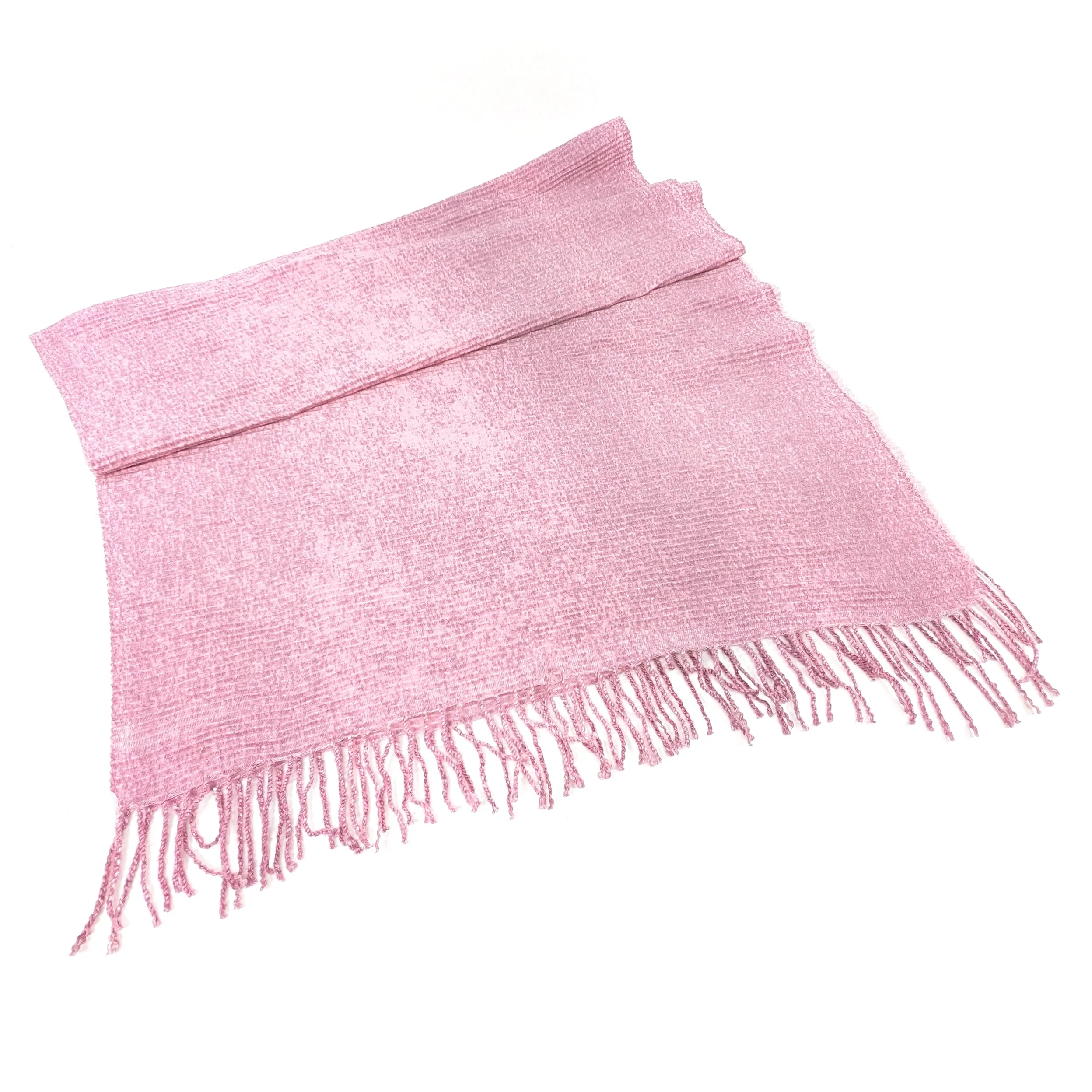 Ticha - Crinkle Pastel Scarf (65x180cm) - Dusky Pink