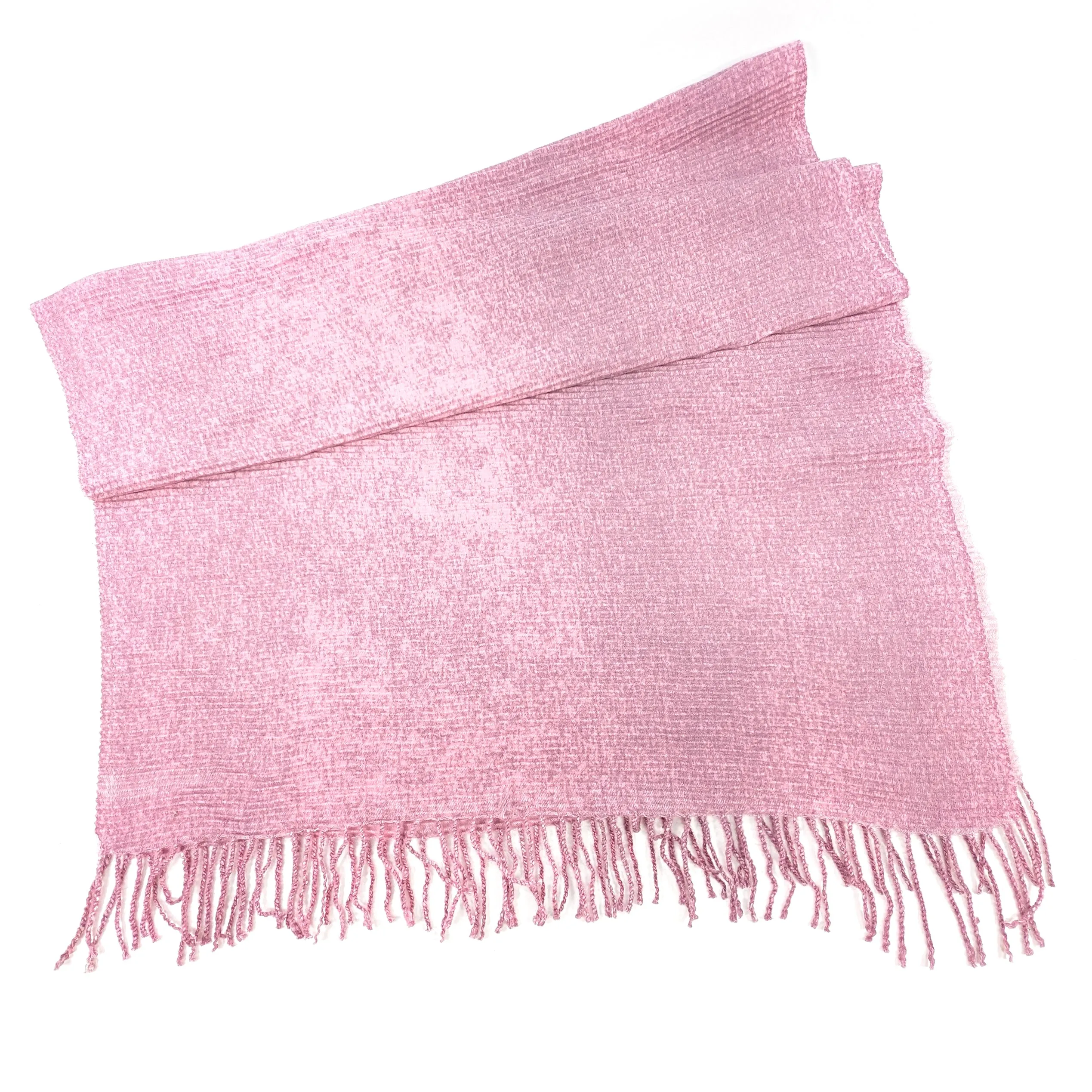 Ticha - Crinkle Pastel Scarf (65x180cm) - Dusky Pink