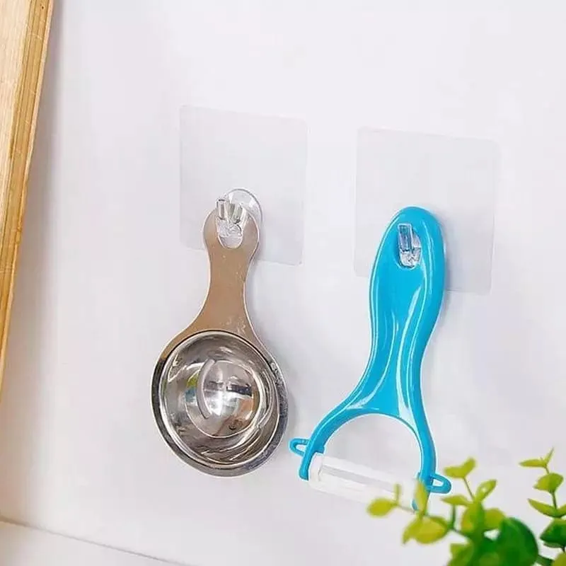 Transparent Wall Hanger, Punch-free Invisible Wall Hook, Strong Adhesive Seamless Wall Hooks