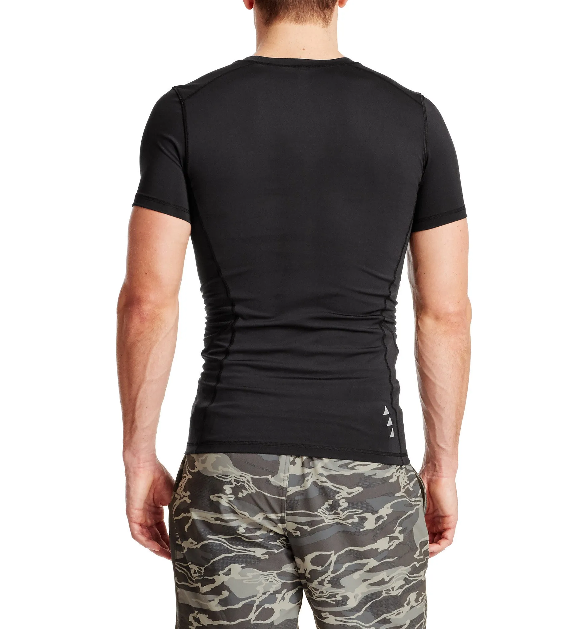 VaporActive Voltage Short Sleeve Compression Top | Moonless Night