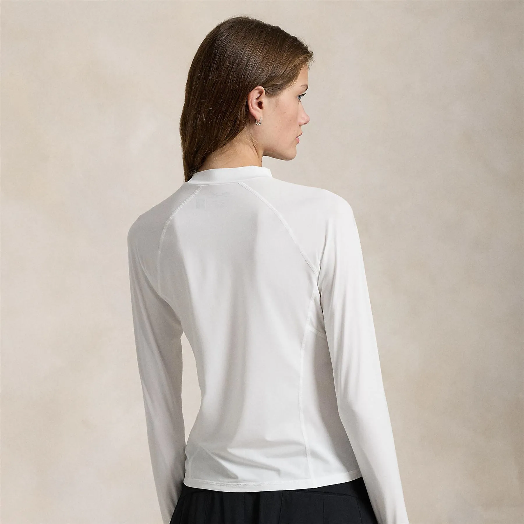 Womens RLX Peached Airflow Pullover Ceramic White - AW24